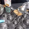 Intirilife Sada 12 kusů vykrajovátek na sušenky ve stříbrné Náhled obrázku produktu 5