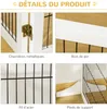 PawHut Dog Barrier Regulowana bramka ochronna z nóżkami 432 Podgląd zdjęcia produktu 10