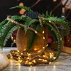 LED Solar Seil Lichterkette 5m Jute Kunststoff Warmweiß Produktbild-Vorschau 7