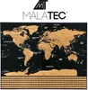 Mapa świata - zdrapka z flagami + akcesoria Podgląd zdjęcia produktu 3