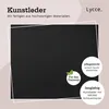 Klemmkissen Kunstleder Bankauflage schwarz Produktbild-Vorschau