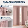Kräuselband-Vorhang 140x145cm #9009 altrosa Produktbild-Vorschau 5