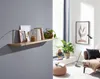 Półka ścienna  100x25x22 cm mango lite drewno / metalowa Podgląd zdjęcia produktu 2