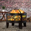GARDEBRUK® Brasero Rond Ø67 cm en Acier Imitation Rouille Voir les images du produit 2