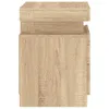 Nachttisch mit LED-Leuchten Sonoma-Eiche 35x39x55 cm Produktbild-Vorschau 10