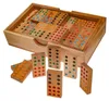 Domino Double 9 - gra salonowa z 56 płytkami | Dla 2-6 osób Podgląd zdjęcia produktu 5