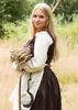 Ärmelloses Mittelalterkleid, Trägerkleid Lene, braun : M Produktbild-Vorschau 3