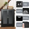COSTWAY Badezimmerschrank Ecke, Eckschrank Bad mit 2 Produktbild-Vorschau 6