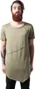 Urban Classics - ASYMETRIC SHAPED Long Tee oliwkowy - L Podgląd zdjęcia produktu 1