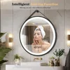 Specchio LED WISFOR, rotondo, diametro 80 cm, specchio da Anteprima dell’immagine prodotto 5