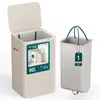 VOUNOT® Wäschekorb 90L, Wäschesammler mit Deckel  Beige Produktbild-Vorschau 1