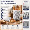 Bienenwachs Brotbeutel wiederverwendbar, nachhaltiger Brot Produktbild-Vorschau 4