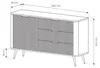 AX LIVING Buffet moderne à tiroirs Vespasia 138 T3S – 138,2 Voir les images du produit 7