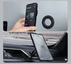 A collage showing a phone case being used in two different scenarios: attached to a wall with a magnetic mount and in a car mount. Produktbild-Vorschau