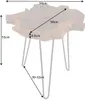 riess-ambiente Table d'appoint unique WILD 50 cm en bois de Voir les images du produit 10