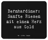 Mr. & Mrs. Panda Mouse Pad Spruch Bernhardiner Herz - Produktbild-Vorschau 1