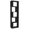 vidaXL Regál na knihy / Room Divider Black 45x24x159 cm Náhľad obrázku produktu 1
