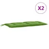 The Living Store Gartenbank-Auflagen 2 Stk. Melange Grün Produktbild-Vorschau 5
