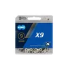 Kette KMC 9-fach X-9 114 Glieder 1/2x11/128" silber / grau Produktbild-Vorschau 12
