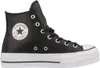 CONVERSE CHUCK TAYLOR ALL STAR PLATFORM LEATHER Čierna Náhľad obrázku produktu 4
