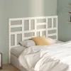 vidaXL Kopfteil Weiß 126x4x104 cm Massivholz Kiefer -  Produktbild-Vorschau 2