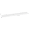 vidaXL Étagères murales 4 pcs. Blanc brillant 80x9x3 cm Voir les images du produit 15
