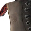 ANGRY ITCH-8-Loch Vintage Braun Ranger Armee Leder Stiefel Produktbild-Vorschau 19