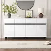 Merax Sideboard brillant, commode avec 4 tiroirs, 2 portes Voir les images du produit 4