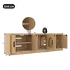 A diagram of a TV cabinet with dimensions and weight capacity. Podgląd zdjęcia produktu