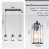 ZMH Suspension lumineuse pour table à manger, à trois Voir les images du produit 4