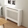 WISFOR Kryt chladiča MDF, horizontálny pruhovaný vzor, kryt Náhľad obrázku produktu 3