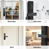 KKmoon Smart Lock aus Aluminiumlegierung, Türstärke 38-55 Produktbild-Vorschau 11