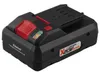 A black and red battery pack for a power tool, shown from a slightly elevated angle against a white background. Produktbild-Vorschau