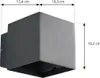 Lindby LED-Außenwandleuchte Esani, anthrazit, up/down, IP54 Produktbild-Vorschau 4