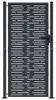 vidaXL Gartentor Anthrazit 100x175 cm Stahl Quadratisches Produktbild-Vorschau 3