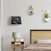 4er Unsichtbares Schwarzes Bücherregal Wand, bücherregal Produktbild-Vorschau 7