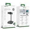 The image shows the front and back packaging of an Acefast adjustable desktop phone holder. Produktbild-Vorschau