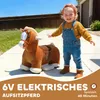 AIYAPLAY Kinder Elektroauto in Pferdform, 6V Kinderfahrzeug Produktbild-Vorschau 4