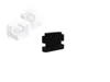 A black mechanical opening damper for a door closer is shown on a white background. Produktbild-Vorschau