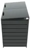 Afvalcontainerbox - 131 x 79 x 116 cm, zwart, staal, Productafbeelding-voorbeeld 20