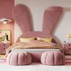 Kaninchen Mädchen Kinder Bett Rot Hasenohre bett Produktbild-Vorschau 3