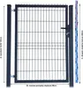 FURTKA 140cm antracyt grafit PANELOWA dwa SŁUPKI RAL7016 Podgląd zdjęcia produktu 3