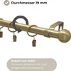 LOFT 120 cm Einzelne Gardinenstange 19 mm aus Metall mit Produktbild-Vorschau 3