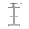 A gray electric standing desk frame on a white background. Produktbild-Vorschau
