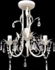 vidaXL Lustre Lampe suspendue cristal Lampe lustre blanc Voir les images du produit 6