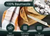 4er Set Geschirrtücher Baumwolle, 50x70 cm, braun-kariert Produktbild-Vorschau 4