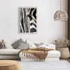 Gerahmtes Poster - Rahmen in heller Eiche - Zebra Streifen Produktbild-Vorschau 7
