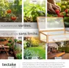 Serre Châssis de Jardin pour Carré Potager 115 x 53 x 34 cm Voir les images du produit 5