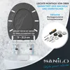 SANILO® WC-Sitz mit Absenkautomatik und Schnellverschluss Produktbild-Vorschau 5