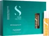 A box of Alfaparf Milano Semi Di Lino SOS Emergency Oil for damaged hair, with a small bottle of the product displayed next to it. Produktbild-Vorschau